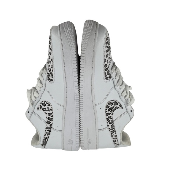Nike Cheetah Print Air Force 1 Sneakers Size 8.5 Men's - Picture 6 of 8